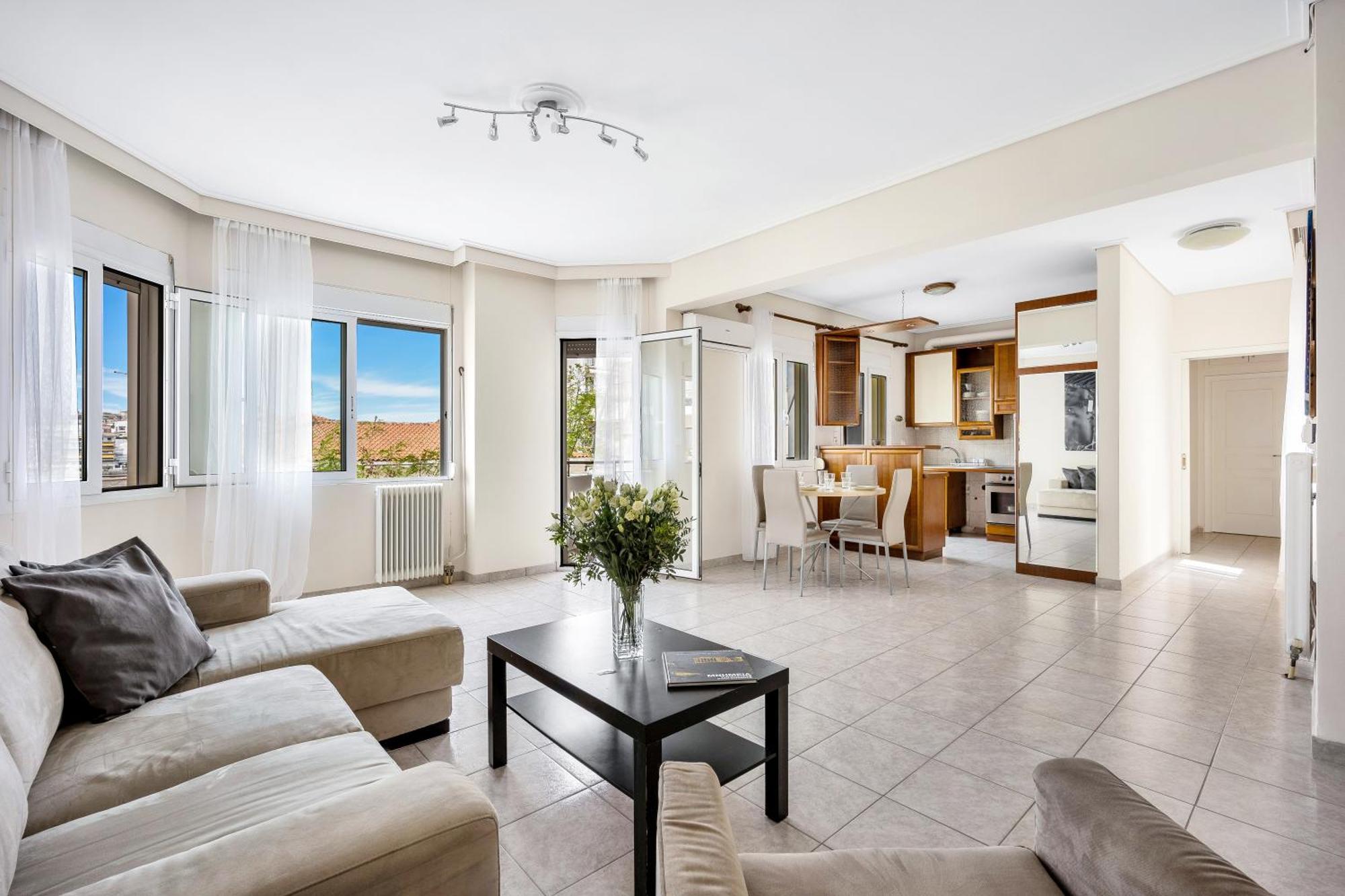 Fabulous Central Apartment Close To The Sea! Chalkís Extérieur photo