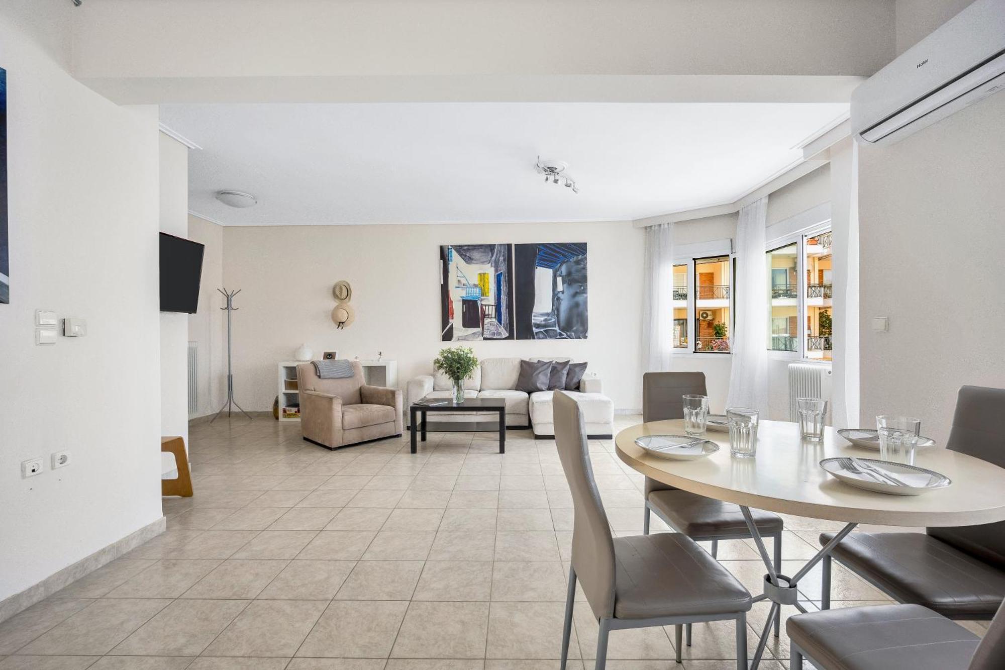 Fabulous Central Apartment Close To The Sea! Chalkís Extérieur photo