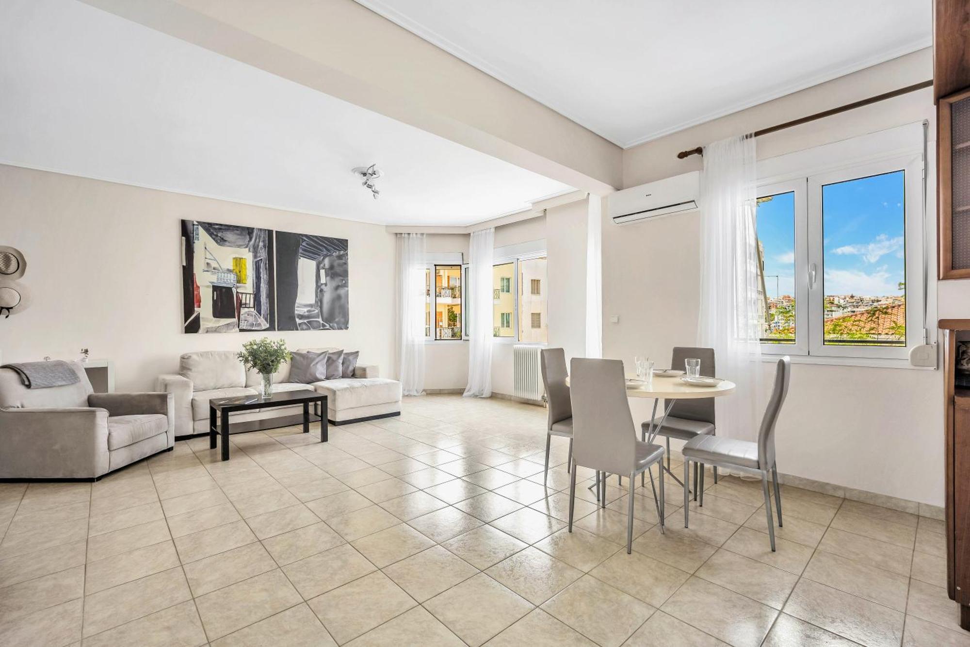 Fabulous Central Apartment Close To The Sea! Chalkís Extérieur photo
